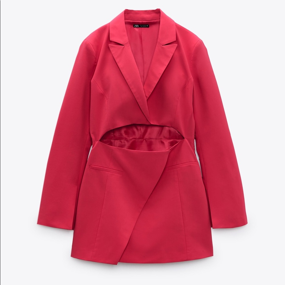 Cut-out blazer mini dress